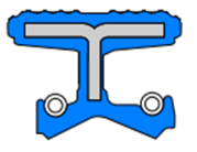 Сальник DC 8x24x7 NBR
