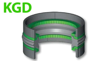 Компактное уплотнение поршня KGD