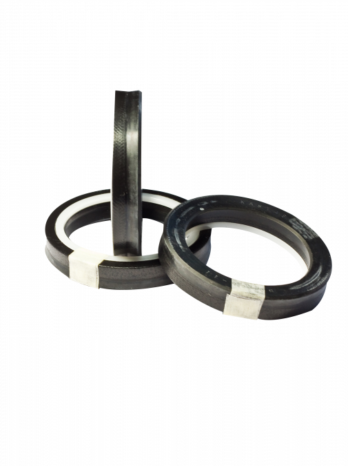 Штоковая манжета K37 50x60x7.7 NBR+COTTON FABRIC+POM