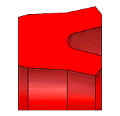 Поршневое воротниковое уплотнение DK106