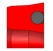 Поршневое воротниковое уплотнение DK118