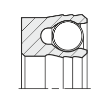 Уплотнение поршня QP03-S (K03-S)
