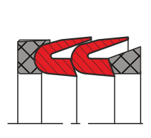 Уплотнение поршня QP32-P (K32-P)