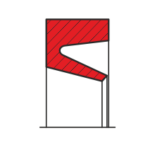 Роторное уплотнение вала RS08-A (R08-A)