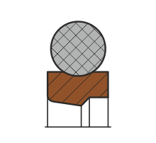 Уплотнение штока QR09-E (S09-E)