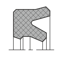 Уплотнение штока QR17-R (S17-R)