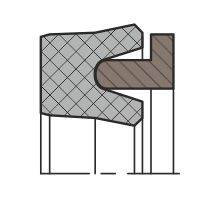 Уплотнение штока QS03-R (S22-R)