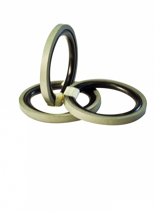 Поршневая манжета К17 (Р4) 15.9x21x2 PTFE-Bronze+NBR